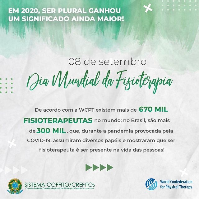 08 de setembro – Dia Mundial da Fisioterapia